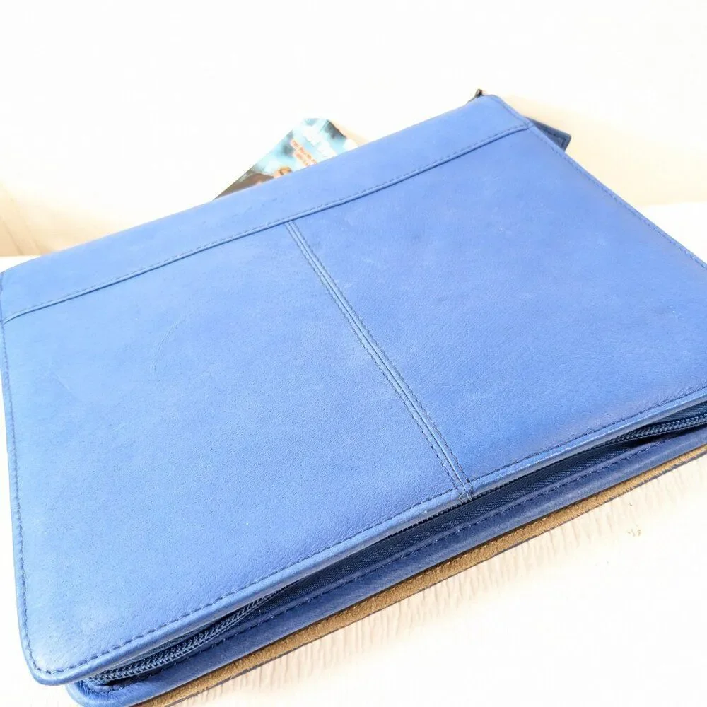NEW Gun Tote'n Mamas Ipad Tablet Concealed Carry Case Leather Adjustable blue
